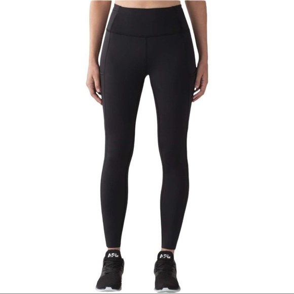 lululemon athletica Pants - Lululemon Fast & Free 7/8 Tight II *Nulux 25" Black Womens 2